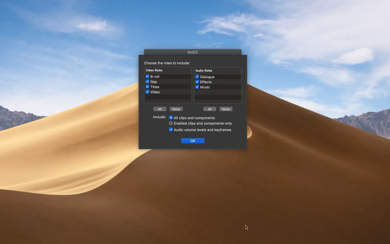图片[1]破解版下载 | XtoCC 1.2.43 高效转换Final Cut Pro项目 - MacPJ - 最新Mac软件与游戏破解版资源下载破解版下载 | MacPJ - 最新Mac软件与游戏破解版资源下载