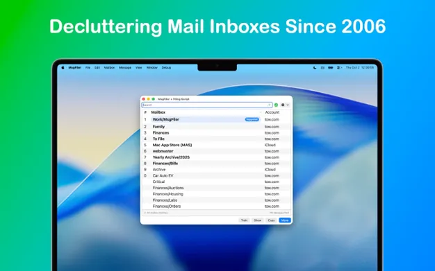 图片[1]破解版下载 | MsgFiler 4 4.3.1 高效邮件管理工具 - MacPJ - 最新Mac软件与游戏破解版资源下载破解版下载 | MacPJ - 最新Mac软件与游戏破解版资源下载