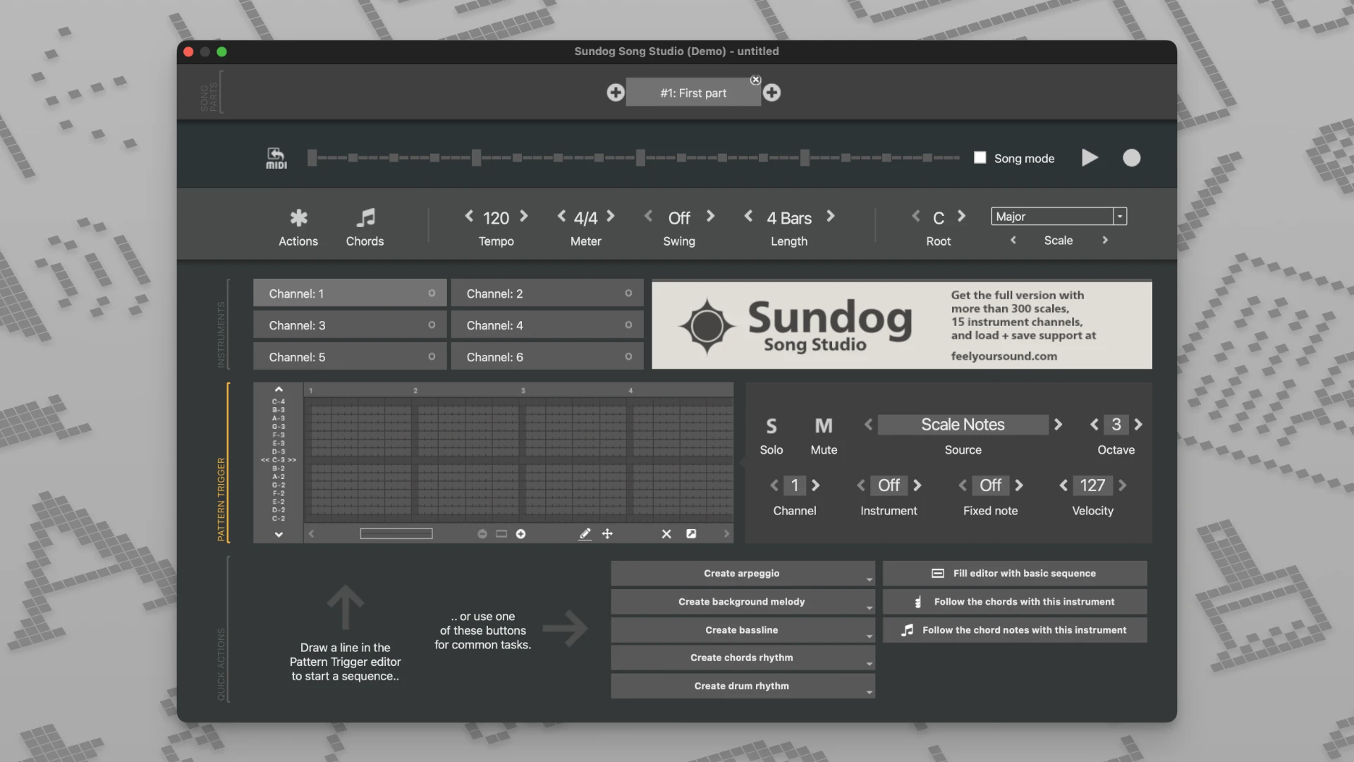 图片[1]破解版下载 | Sundog Song Studio 4.0.0 轻松生成音乐创作 - MacPJ - 最新Mac软件与游戏破解版资源下载破解版下载 | MacPJ - 最新Mac软件与游戏破解版资源下载