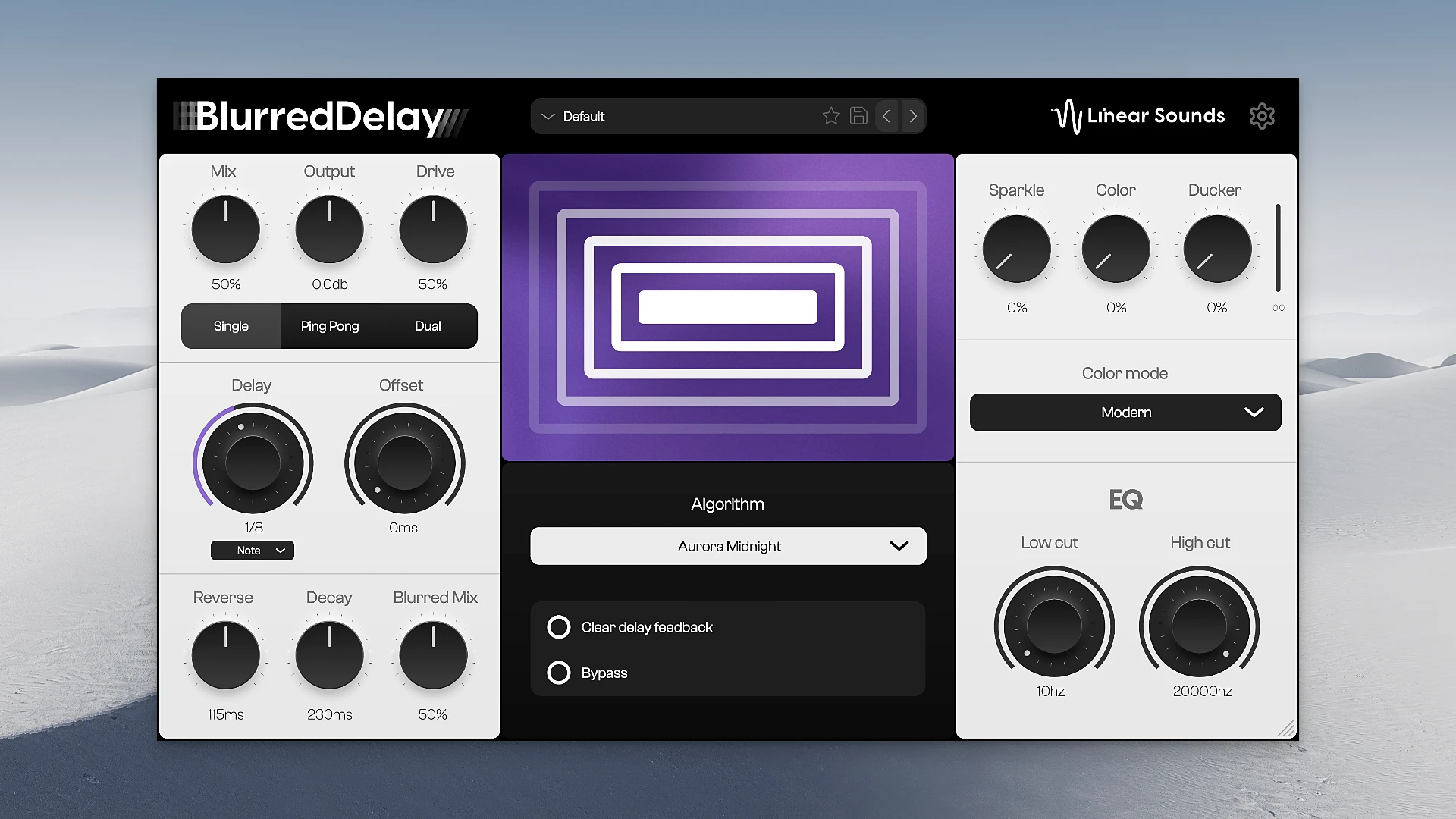 Linear Sounds BlurredDelay 1.1.3 立体声音效与空间表现破解版下载 | MacPJ - 最新Mac软件与游戏破解版资源下载
