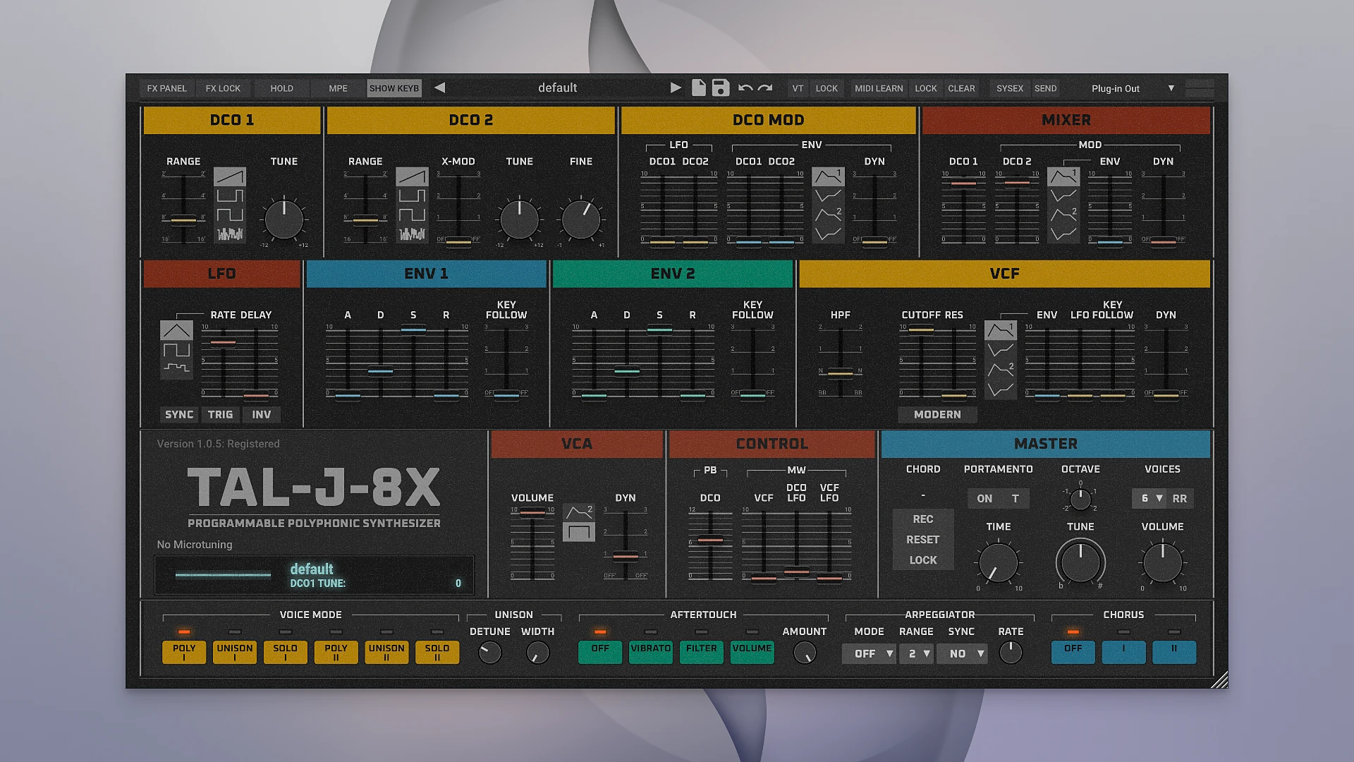 Togu Audio Line TAL-J8X 1.0.8 复古音色与现代技术结合破解版下载 | MacPJ - 最新Mac软件与游戏破解版资源下载