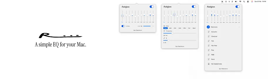 图片[1]破解版下载 | Radioform 2.1.2 高效音频均衡处理工具 - MacPJ - 最新Mac软件与游戏破解版资源下载破解版下载 | MacPJ - 最新Mac软件与游戏破解版资源下载