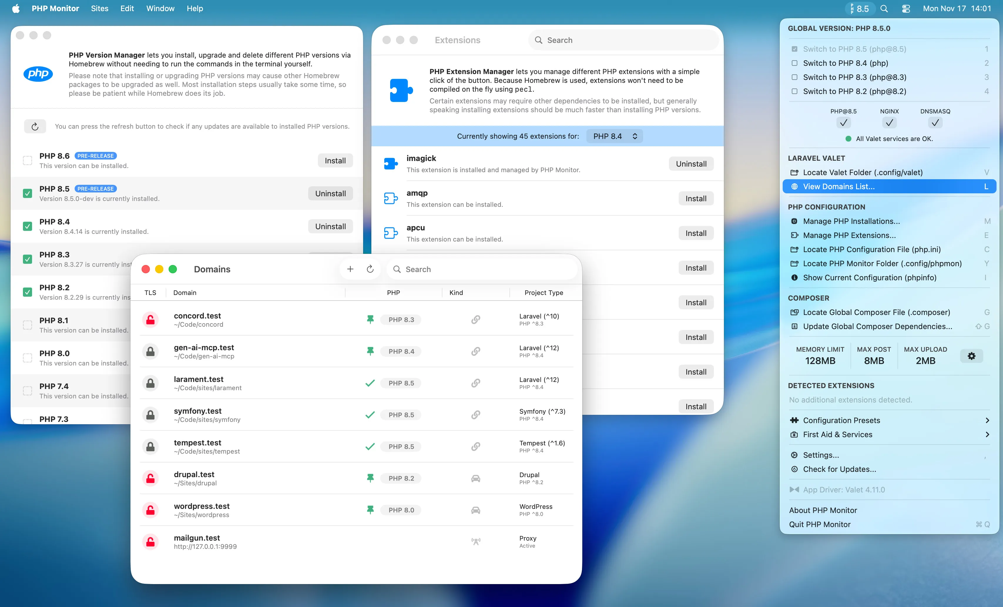 图片[1]破解版下载 | PHP Monitor 26.03.1 PHP环境管理工具 - MacPJ - 最新Mac软件与游戏破解版资源下载破解版下载 | MacPJ - 最新Mac软件与游戏破解版资源下载