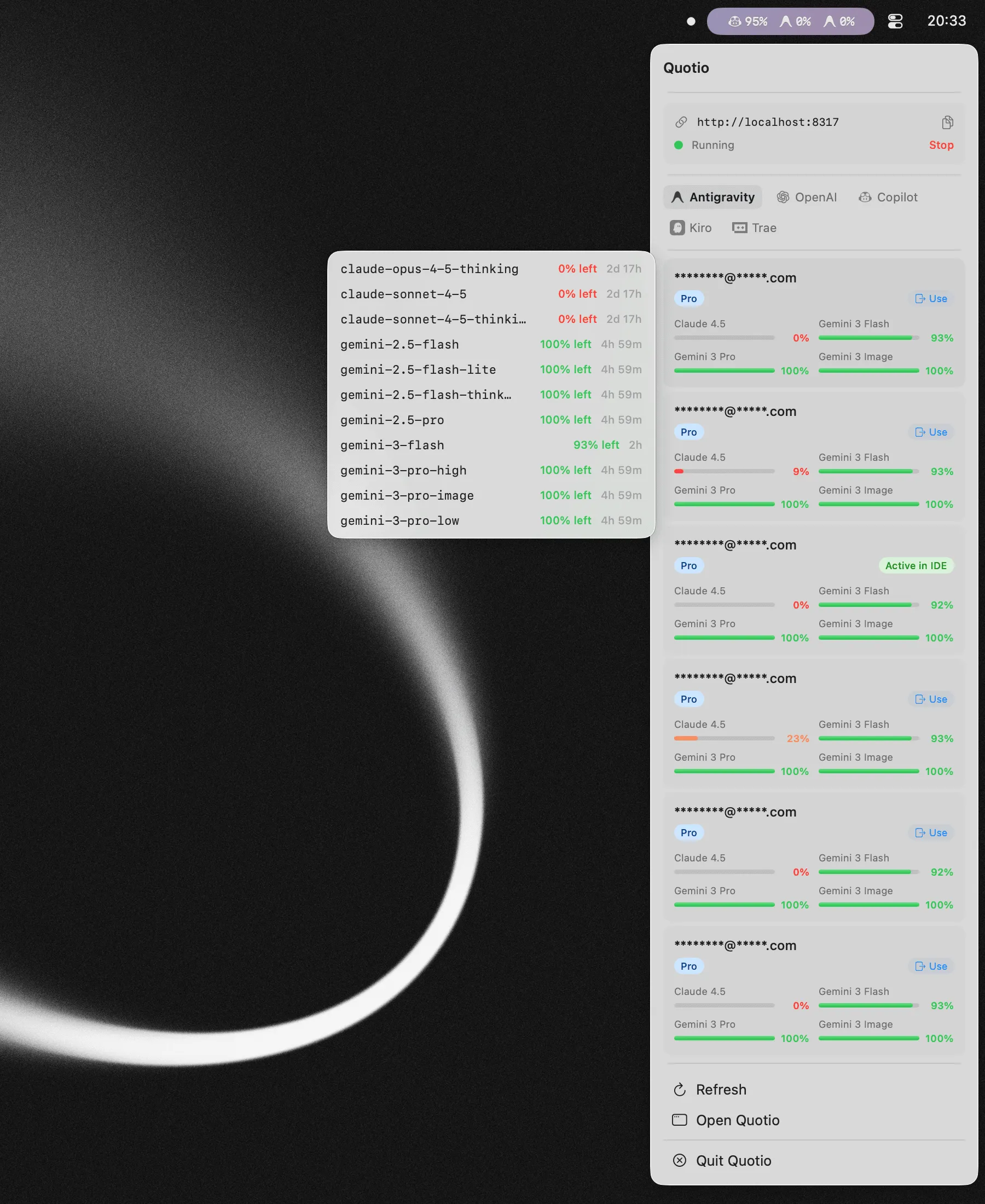 图片[1]破解版下载 | Quotio 0.16.1 AI编码助手集中管理工具 - MacPJ - 最新Mac软件与游戏破解版资源下载破解版下载 | MacPJ - 最新Mac软件与游戏破解版资源下载
